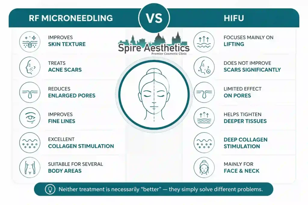 RF Microneedling vs HIFU: Which Treatment Gives Better Results Wibsey?